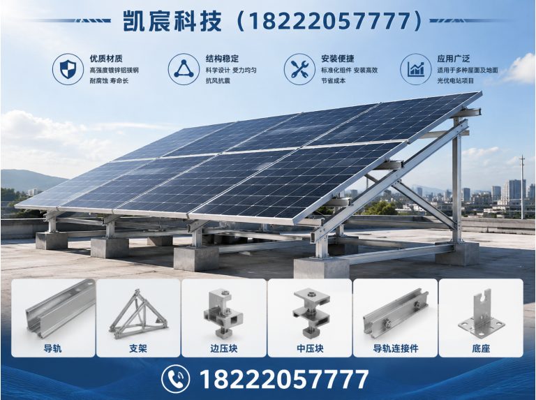 武清区光伏电站施工展示图