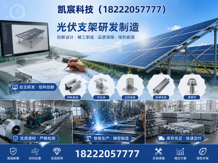 武清区光伏支架研发制造展示图